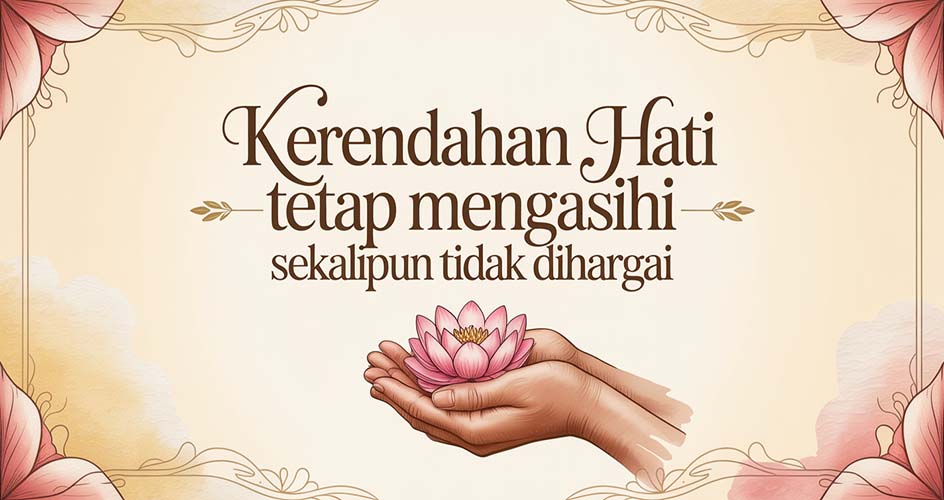 Kerendahan Hati Tetap Mengasihi Sekalipun Tidak Dihargai